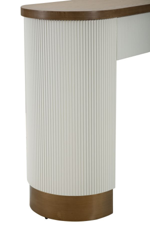 Consola cu sertar design rotunjit | Mobilier elegant CreativDeco [7]