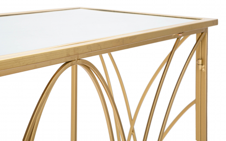 Consola aurie cu oglinda Exy | creativdeco [4]