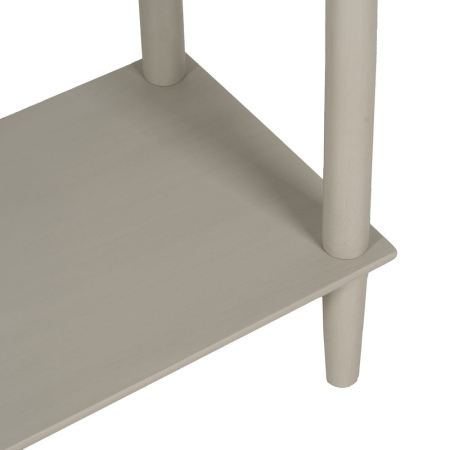 Consola gri deschis cu sertare ratan design modern [8]