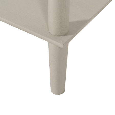 Consola gri deschis cu sertare ratan design modern [10]