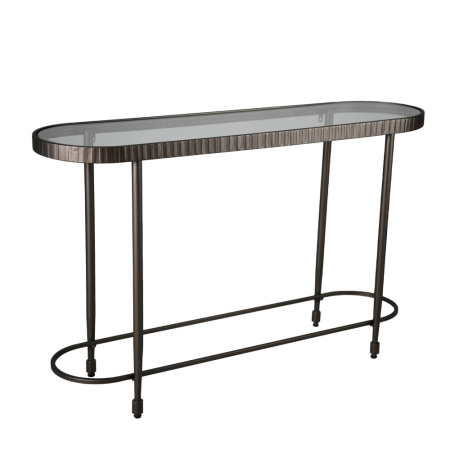 Industrial - Consola gunmetal Granaz - design modern elegant