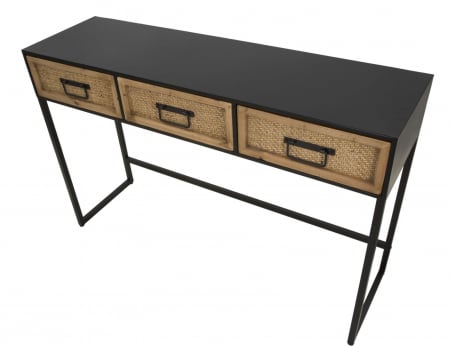 Consola hol metalica 3 sertare|Mobilier hol, mese consola design unic|CreativDeco [3]