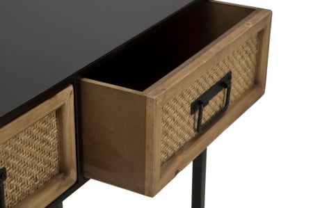 Consola hol metalica 3 sertare|Mobilier hol, mese consola design unic|CreativDeco [6]