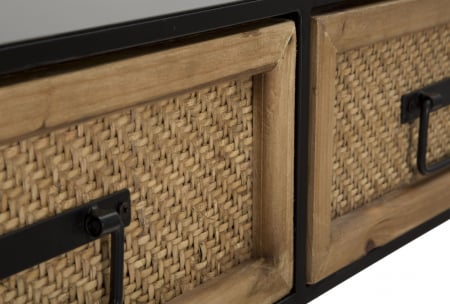 Consola hol metalica 3 sertare|Mobilier hol, mese consola design unic|CreativDeco [5]