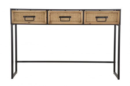 Consola hol metalica 3 sertare|Mobilier hol, mese consola design unic|CreativDeco [2]
