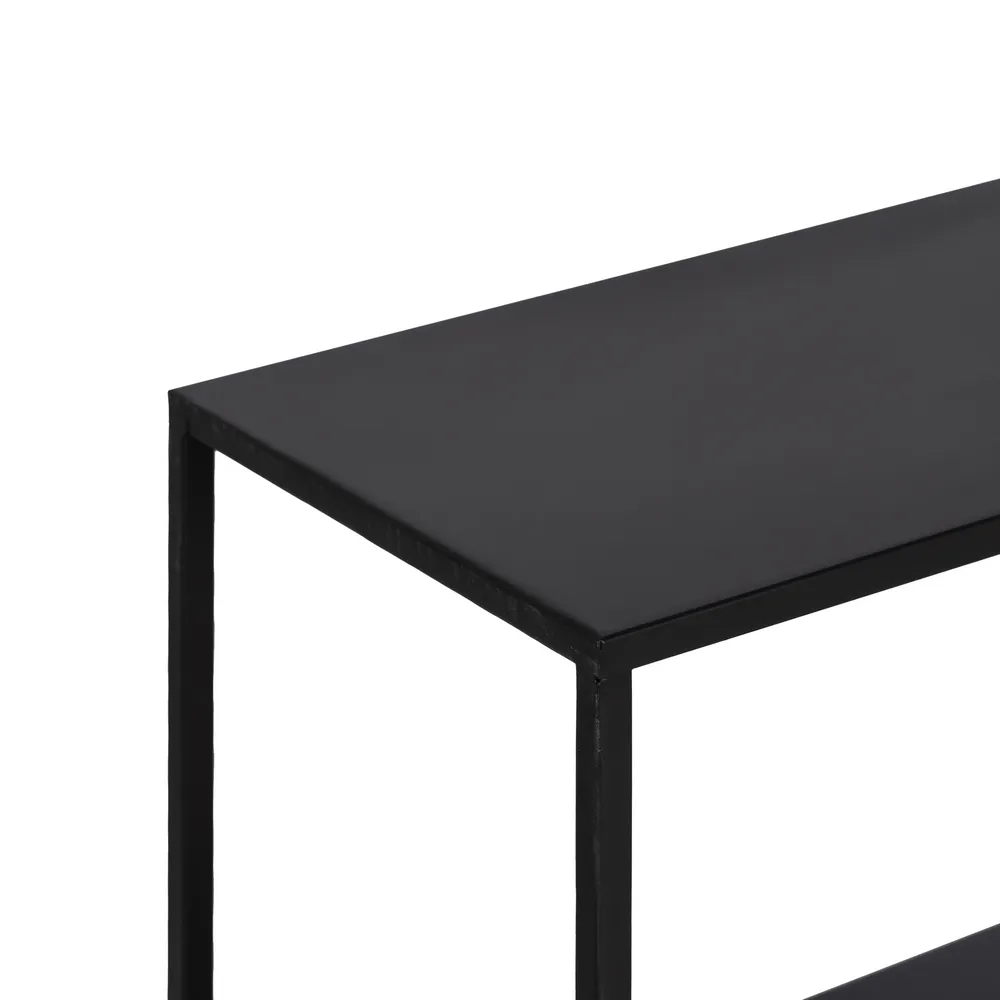 Consola hol neagra metal minimalista | Mobilier intrare modern [2]