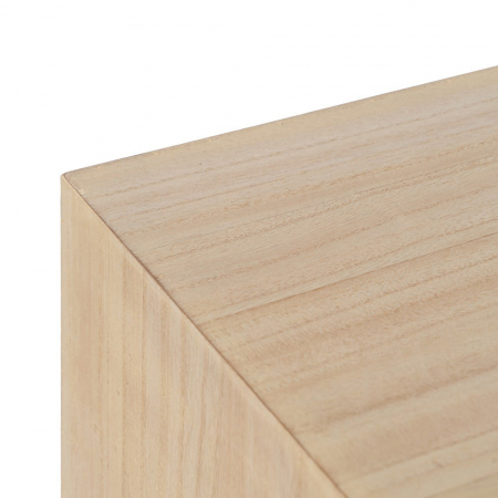 Consolă îngustă 4 sertare lemn paulownia – vedere frontală elegantă [3]