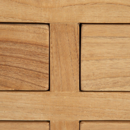 Consolă lemn mindi cu 6 sertare – vedere frontală compactă [8]