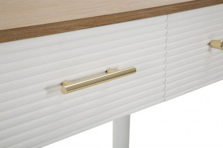 Consola alba din lemn si MDF Matera | CreativDeco [5]