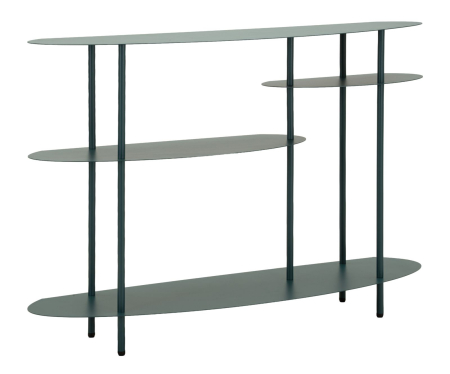 Mobilier - Consola metalica verde petrol 118x34x82 cm