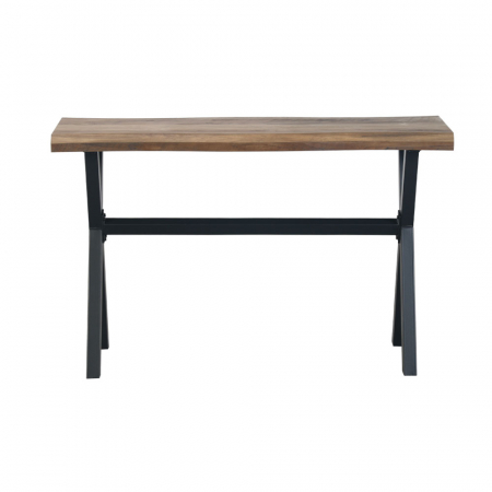 Consolă nuc negru Brick cu cadru metalic [2]