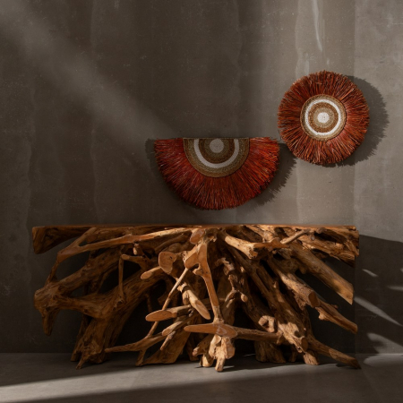 Consola Din Radacini de Lemn - Design Rustic CreativDeco [1]