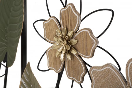 Consola Spring, negru, maro, metal lemn [7]