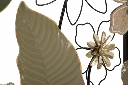 Consola Spring, negru, maro, metal lemn [8]