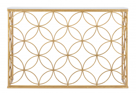 Consola Star marmura, auriu alb - creativdeco.ro [3]