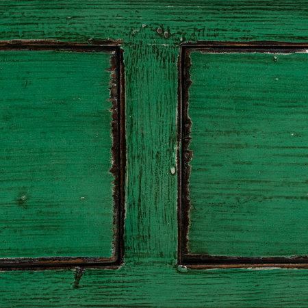 Consola Verde Antichizata din Lemn de Pin - Accente Vintage CreativDeco [8]