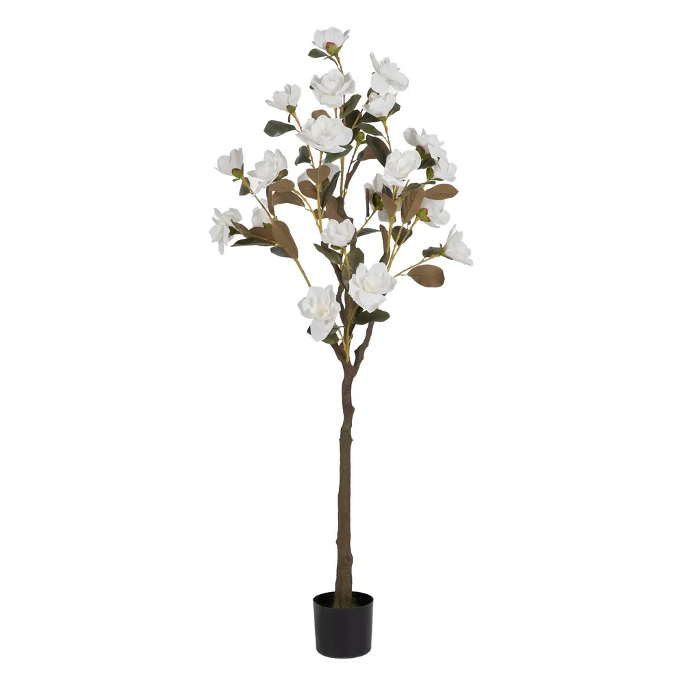 Obiecte decorative - Copac artificial Magnolie alba | Pomi artificiali de interior