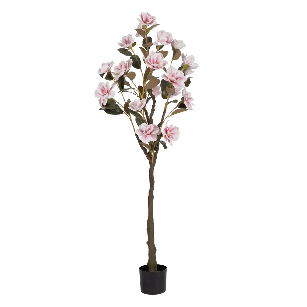 Obiecte decorative - Copac artificial Magnolie roz | Arbori artificiali eleganti