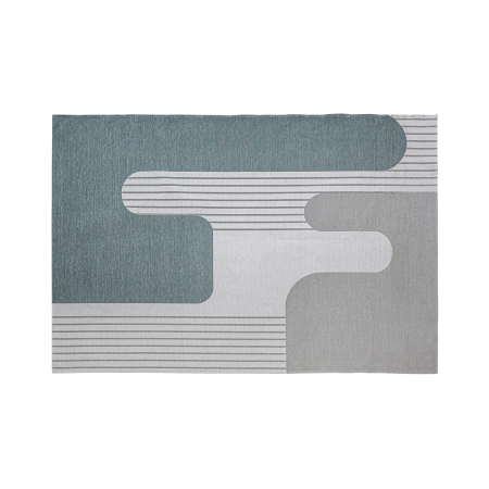 Textile - Covor albastru abstract|Covoare artistice moderne