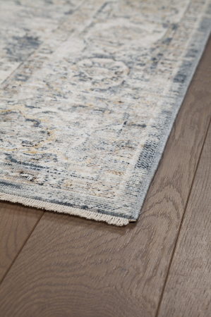 Covor vintage modern albastru gri|Covoare versatile premium [3]