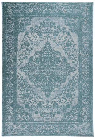 Textile - Covor albastru pentru living|Covoare vintage moderne