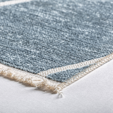 Covor albastru geometric|Covoare contemporane mari [1]