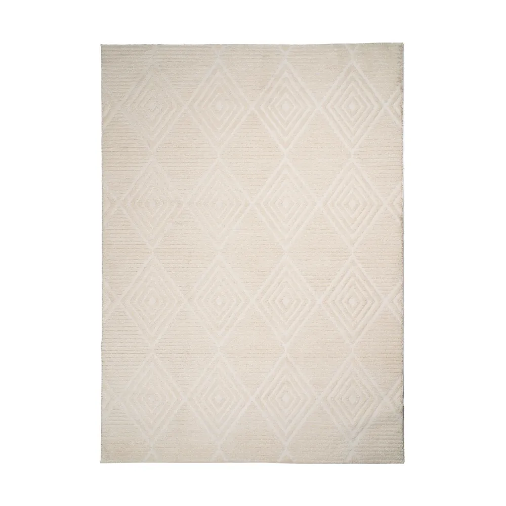 Textile - Covor cu Romburi in Relief | Covoare Elegante pentru Casa