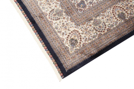 Covor persan bleumarin mare Qoum Shah|Covoare orientale de lux [1]