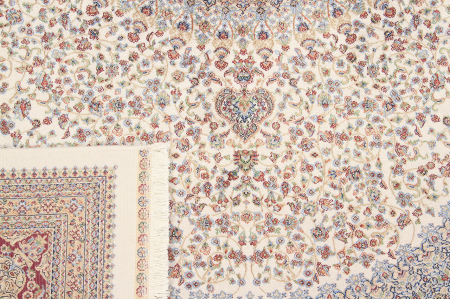 Covor persan crem Qoum Shah|Covoare orientale clasice [4]