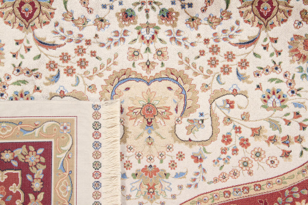 Covor persan Qoum Shah din modal si matase|Covoare persane clasice [4]