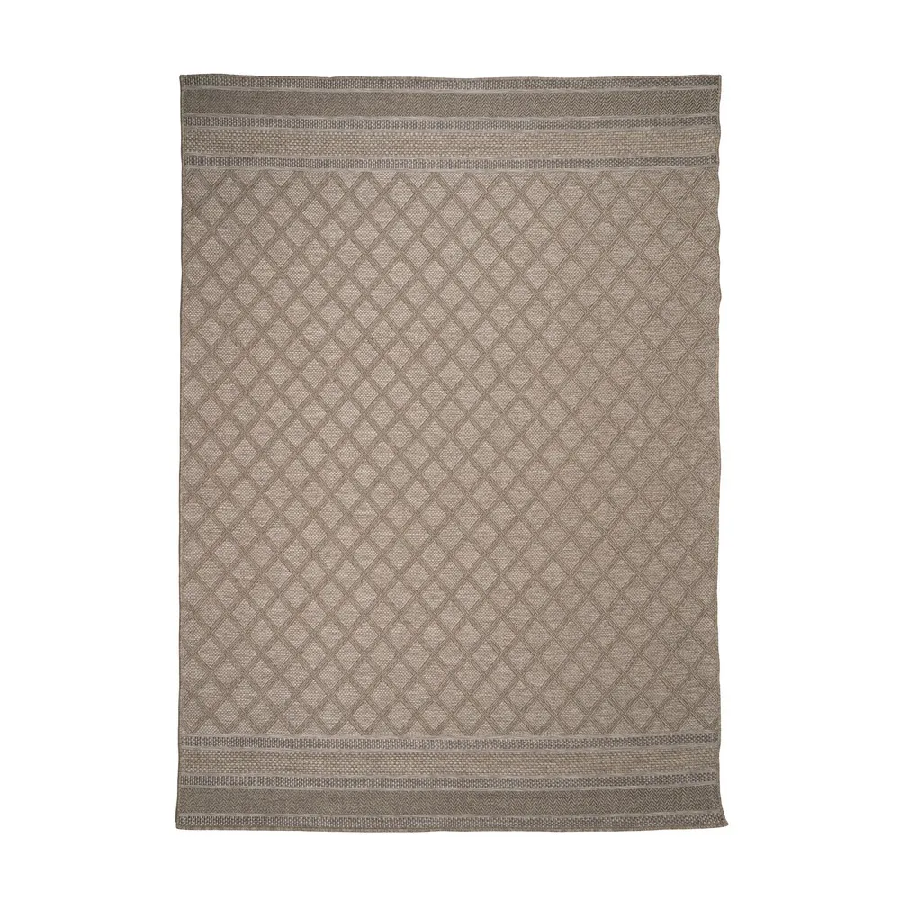 Covoare exterior - Covor exterior geometric romburi bej | Covoare clasice