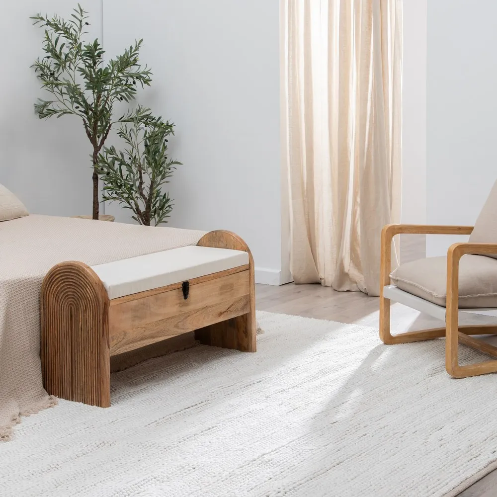 Covor decorativ crem relief | Covoare confortabile CreativDeco [5]