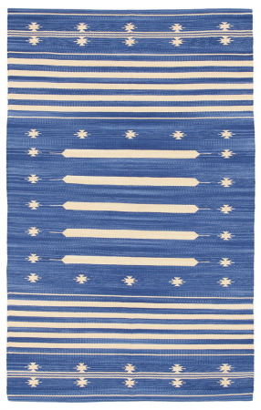 Textile - Covor albastru pentru bucatarie|Covoare moderne din bumbac