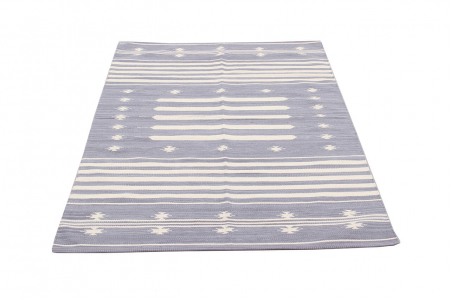 Covor gri pentru living|Covoare moderne din bumbac [4]