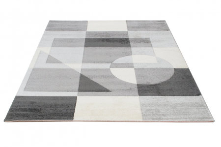 Covor contemporan geometric gri|Covoare moderne premium [1]