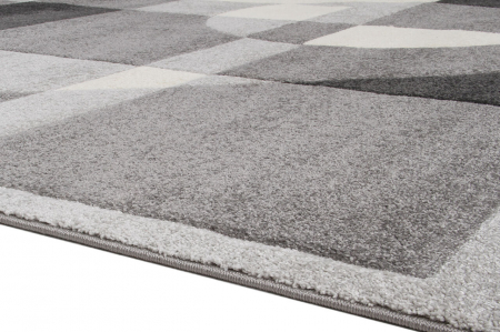 Covor contemporan geometric gri|Covoare moderne premium [4]