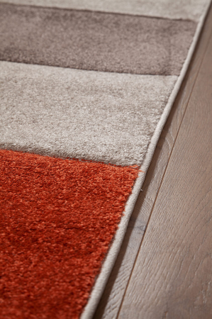 Covor contemporan geometric gri ruginiu|Covoare moderne premium [2]