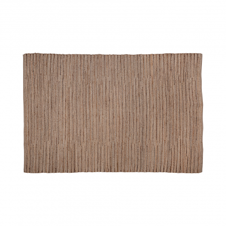 Covoare - Covor boho iuta piele maro|Covoare elegante
