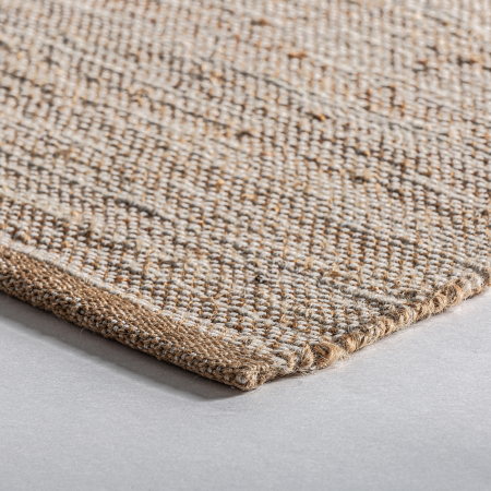 Covor boho iuta lana nuante deschise|Covoare naturale [1]