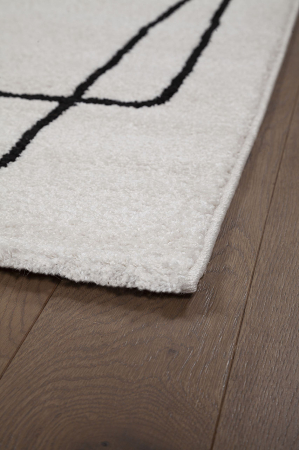 Covor modern abstract ivory negru|Covoare moderne premium [5]