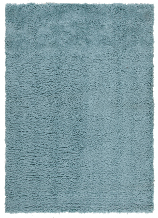 Textile - Covor modern pufos albastru|Covoare contemporane premium