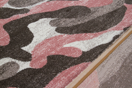 Covor modern camuflaj roz-gri|Covoare contemporane premium [2]