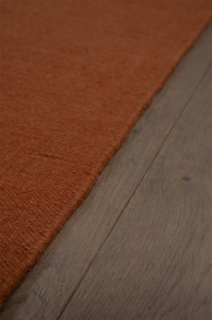 Covor rustic din lana teracota|Covoare naturale premium [1]