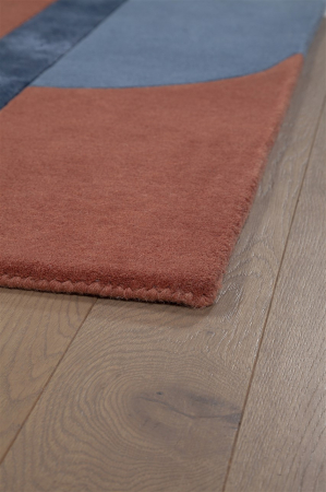 Covor modern distinctiv teracota|Covoare moderne premium [5]