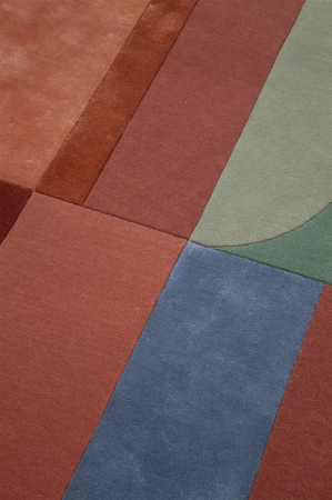 Covor modern distinctiv teracota|Covoare moderne premium [3]