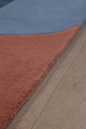 Covor modern distinctiv teracota|Covoare moderne premium [4]