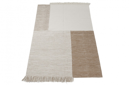 Covor modern geometric bej|Covoare naturale premium [1]