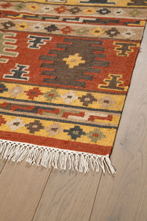 Covor etnic foarte mare din lana|Covoare kilim traditionale [3]