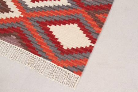 Covor Kilim Gashgai rosu|Covoare traditionale din lana [1]