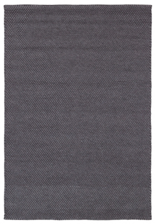 Textile - Covor traditional din lana gri inchis|Covoare tesute manual premium